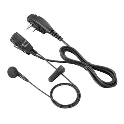 [EZO.1001212] Icom HM-166LA Earphone Ori IC-V80 IC-V86 Earmic Handsfree HT HM166LA