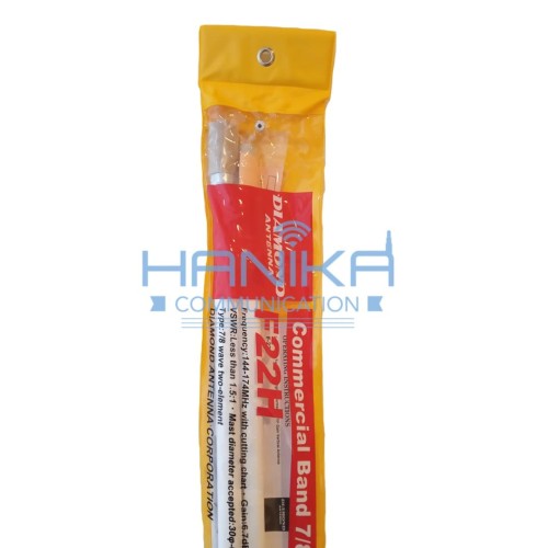[EZO.1001235] Diamond F22H Antena Base VHF 144-174MHz Ori Baru Antenna Gedung Rig