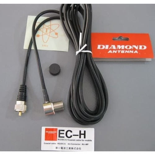 [EZO.1001284] Diamond EC-H Kabel Bracket Mobil 4m Ori Baru Radio Rig HT ECH RG58