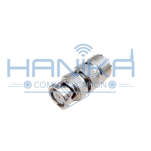 [EZO.1001491] Konektor BNC Female to PL Female Connector ke Antena Luar HT