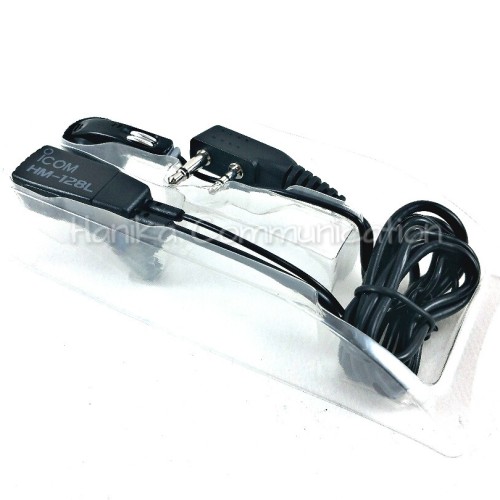 [EZO.1001594] Icom HM-128L Earmic HT Ori Baru Handsfree HM-128 HM128L HM128