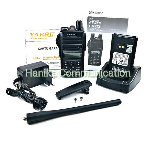 [EZO.1001642] Yaesu FT-25R Handie Talkie VHF Baru Ori Garansi 1 Thn FT25R FT25 FT-25