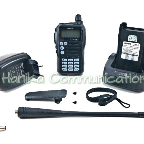 [EZO.1001656] Alinco DJ-CRX5 HT Dual Band VHF UHF Baru Garansi 1Th CRX5 DJCRX5 Handy