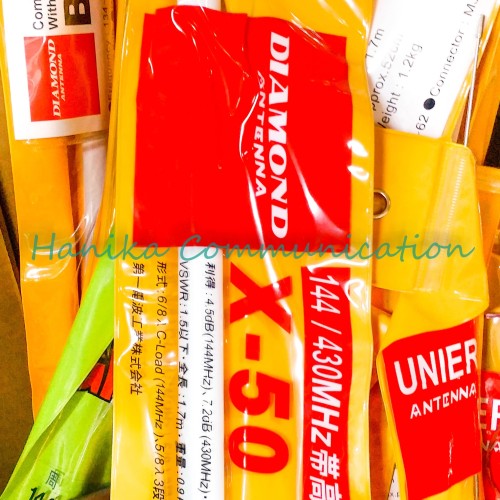 [EZO.1001722] Diamond Antenna X-50 Antena Base Dual Band X50 144 430 MHz Radio RIG
