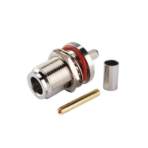 [EZO.1001734] Konektor N Female to RG-58 Krimping Kabel Koaksial ke Coaxial N Cewe