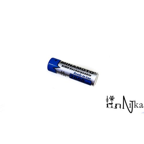 [EZO.1001749] Minamoto Baterai Cas AA 2000 mAh NiMH Rechargeable Battery Batre