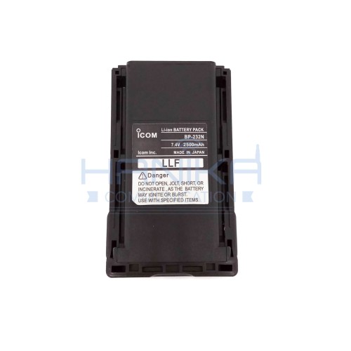 [EZO.1001782] Icom BP-232N Baterai HT 2500mAh IC-F3033 IC-F4033 F3031S F4031S BP232
