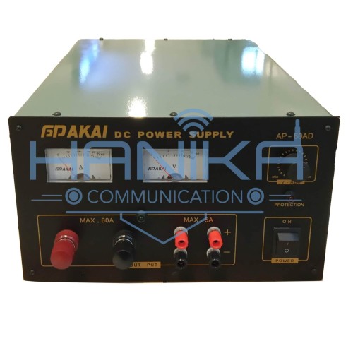 [EZO.1001802] GP Akai AP-60AD DC Power Supply 60A Baru AP60A GPAKAI PS PAKAI