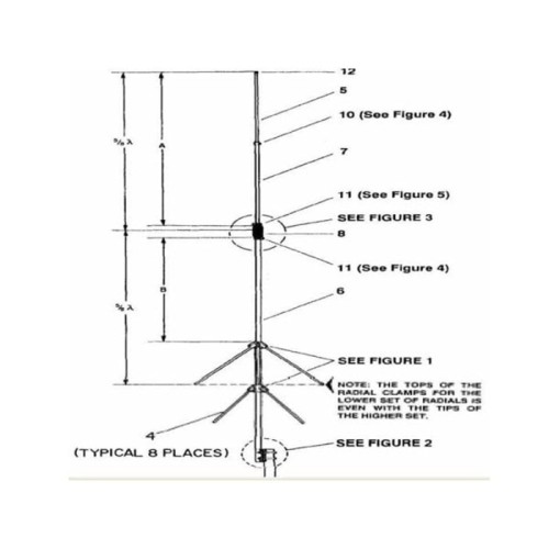 [EZO.1001843] Gazden Antenna T70 Antena Base Radio UHF Ori Baru Rig