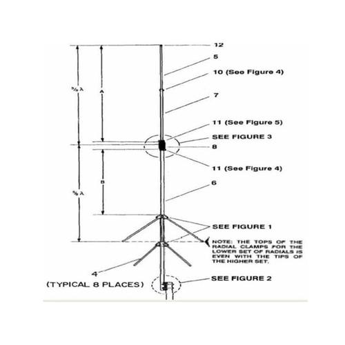 [EZO.1001843] Gazden Antenna T70 Antena Base Radio UHF Ori Baru Rig
