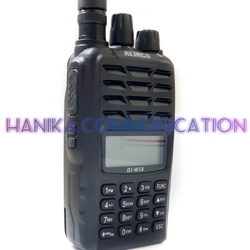 [EZO.1001864] Alinco DJ-W58 HT Dual Band Waterproof Ori Baru Garansi Handie Talkie