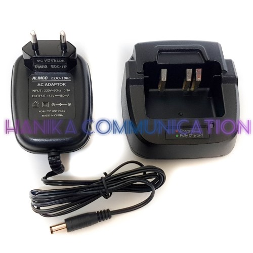 [EZO.1001886] Alinco EDC-202 Charger Ori HT DJCRX1 CRX2 CRX4 CRX5 EDC202 Cajer EBP92