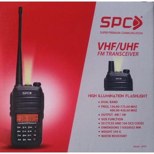 [EZO.1001896] SPC SH20 HT Dual Band Water Resistant Free Handsfree Garansi 1 Thn