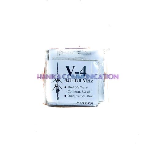 [EZO.1001917] Gazden V-4 Antena Omni UHF 421-470MHz Radio Komunikasi HT Rig V4 Baru