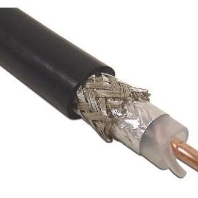 [EZO.1002010] Potongan 20m Belden 9913 Baru Kabel RG-8 Tembaga Tunggal Hitam USA RG8