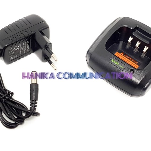 [EZO.1002121] Charger HT SME 338 Ori Baru Cajer Batre Baterai SMP Clarigo 328 308