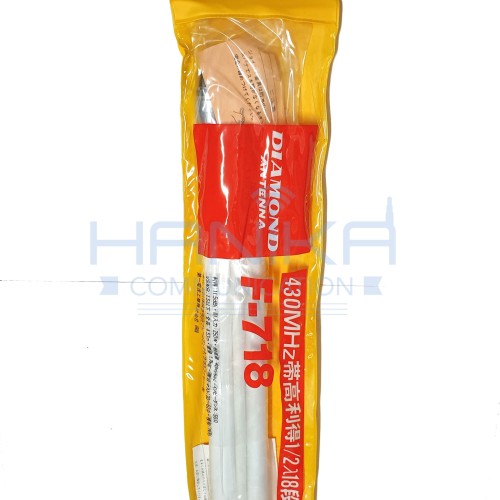 [EZO.1002211] Diamond F-718 Antena Base 430-440MHz Ori New Rig Antenna Gedung F718