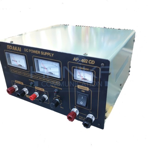 [EZO.1002225] GPAKAI AP-402CD DC Power Supply 40A Auto Back Up Dan Charger Aki AP402