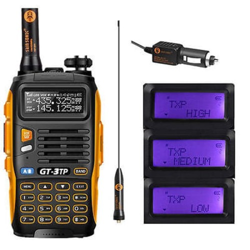 [EZO.1002289] Baofeng GT-3TP HT Dual Band 8 Watt Baru GT3TP GT3 Walkie Talkie