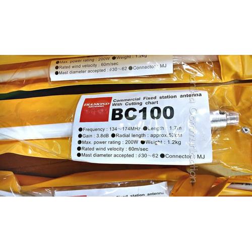 [EZO.1002309] Diamond Antenna BC100 Antena Radio RIG Ori Gedung Base VHF 136-174