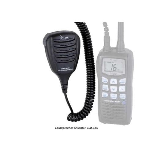 [EZO.1002310] Icom HM-165 Hand Mic Ori Baru HT IC-M36 IC-M34 IC-M25 Waterproof HM165