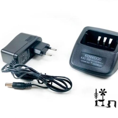 [EZO.1002337] Kenwood KSC-35 Charger HT THK-20 Baterai KNB-63L THK20 KSC35 KNB63