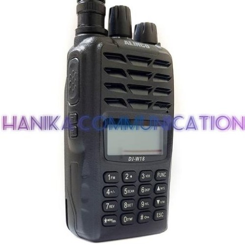 [EZO.1002432] Alinco DJ-W18 HT VHF Waterproof Baru Garansi Handie Talkie DJW18 W18