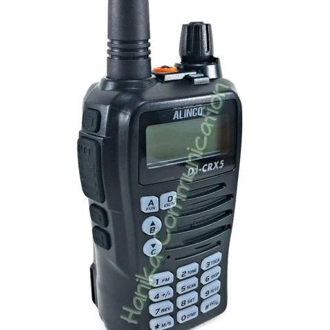[EZO.1002449] Alinco DJ-CRX5 HT Dual Band VHF UHF Baru Garansi 1 Tahun CRX5 DJCRX5