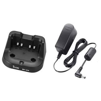 [EZO.1002514] Icom BC-213 Desktop Charger + BC-123 Adaptor for BP-278 / IC-V88 / U88