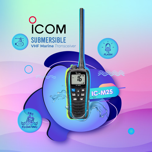 [EZO.1002523] Icom IC-M25 VHF Marine Transceiver