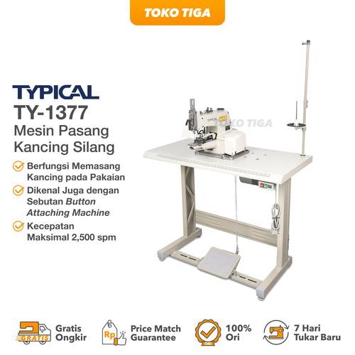 [EZO.0300147] Mesin Jahit Pasang Kancing TYPICAL TY1377 / TY-1377 High Speed Industrial