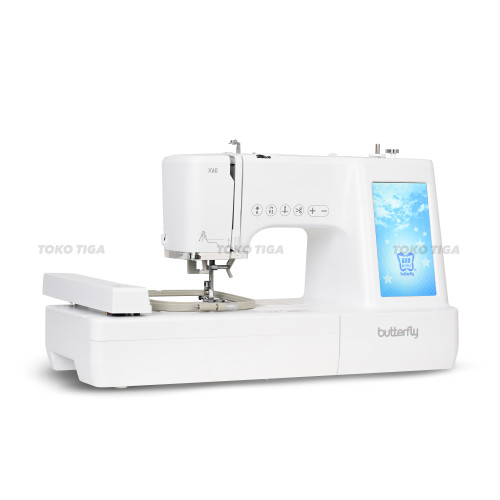 [EZO.0300106] Mesin Bordir dan Jahit Komputer Portable BUTTERFLY X-60 / X60