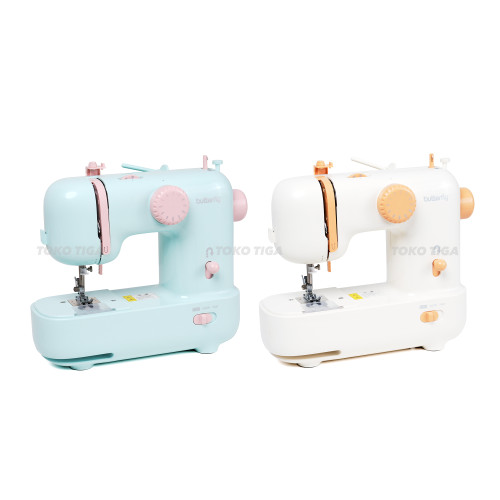 [EZO.0300136] Mesin Jahit Mini BUTTERFLY M21 / M-21 Portable Multifungsi