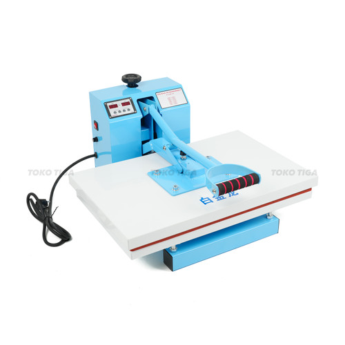 [EZO.0300148] Mesin Press Sablon Kaos dan Kerah / Heat Press 62 x 38 cm