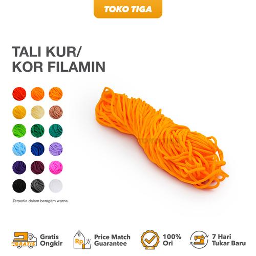 [EZO.0300218] Tali Kur 3 mm / Kor Filamin / Tali Cord (25 meter)