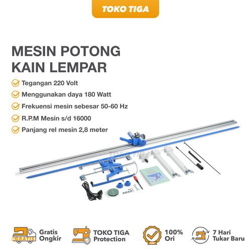 [EZO.0300232] Mesin Potong Kain Lempar / Mesin Potong Rel / End Cutter Machine