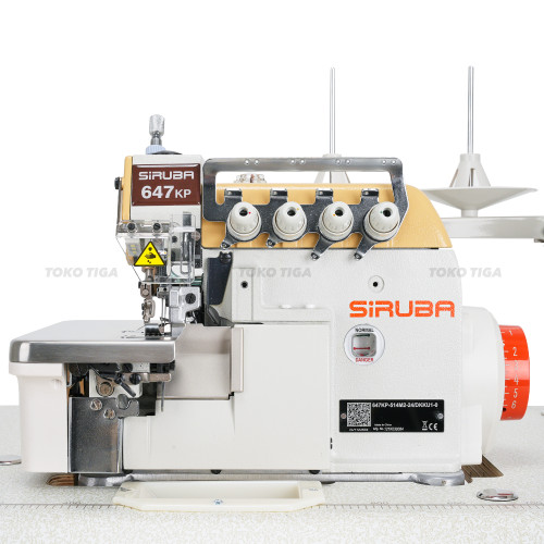[EZO.0300173] Mesin Obras SIRUBA 647KP / 647 KP Benang 4 Servo (Industrial)