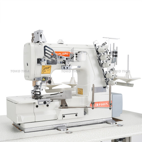 [EZO.0300175] Mesin Jahit Kam Kaos SIRUBA F007K/FH / Overdeck Bis Corong Industrial
