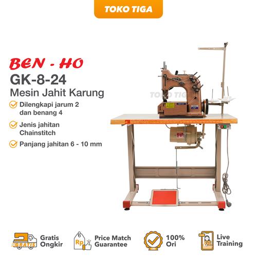 [EZO.0300247] Mesin Jahit Karung Duduk 2 Jarum / Chainstitch BENHO GK-8-24 / GK8-24