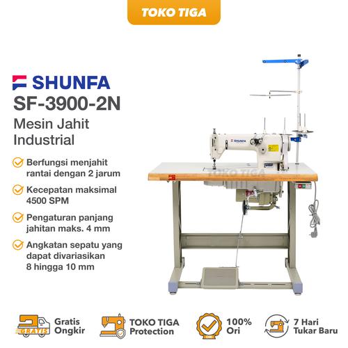 [EZO.0300257] Mesin Jahit Rantai 2 Jarum / Chainstitch SHUNFA SF-3900-2N / SF 3900