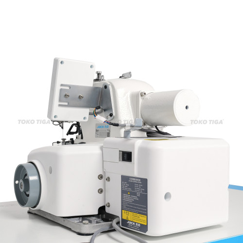 [EZO.0300198] Mesin Pasang Kancing Servo JACK JK-T1377E / T 1377 E 4 Titik / Silang