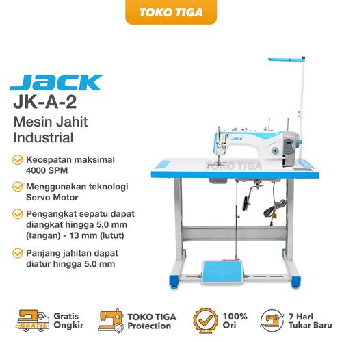 [EZO.0300261] Mesin Jahit Jarum 1 Servo JACK A2 Auto Potong Benang (Industrial)
