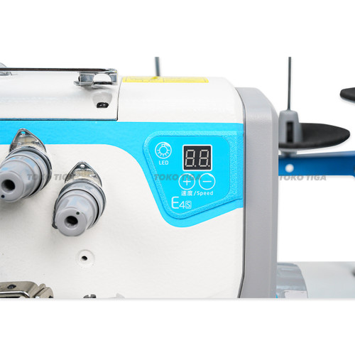 [EZO.0300207] Mesin Obras 4 Benang JACK JK- E4S -4 / JK E4 S Direct Drive Servo