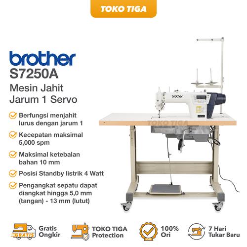 [EZO.0300269] Mesin Jahit Jarum 1 Servo Brother S7250A Direct Drive Industrial