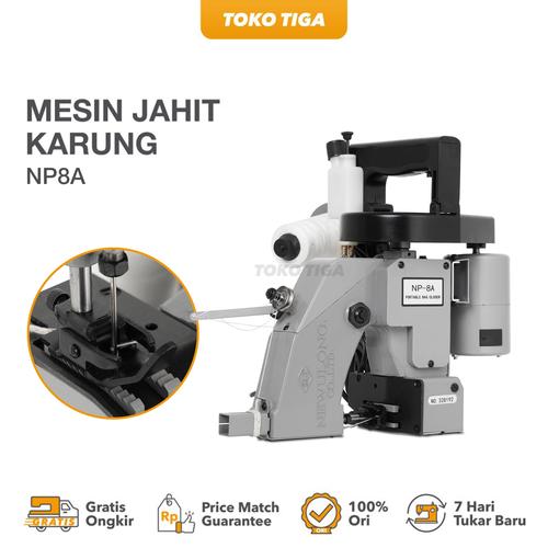 [EZO.0300271] Mesin Jahit Karung 2 Benang NEW LQNG NP8A / Portable Bag Closer