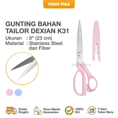 [EZO.0300277] Gunting Kertas / Gunting Bahan Tailoring Scissors 9 Inch DeXian (K31)