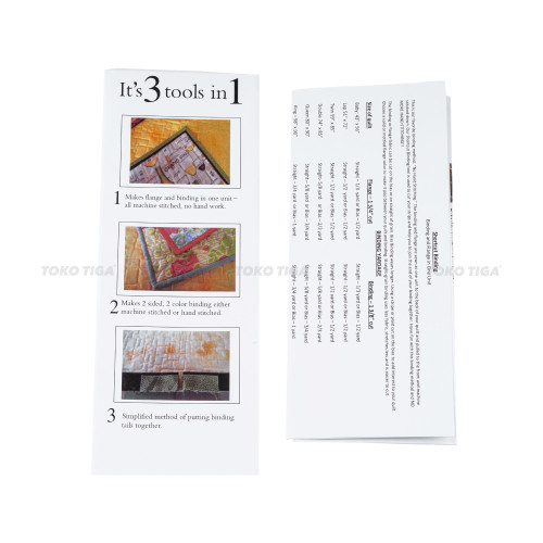 [EZO.0300232] Penggaris Patchwork Jelly Roll / Block Quilting Ruler (LCR01)