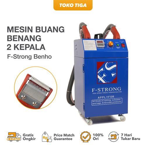 [EZO.0301126] Mesin Buang Benang 2 Kepala Dengan Vacuum / Thread Trimmer Dual Head