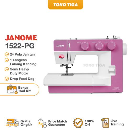 [EZO.0300733] Mesin Jahit JANOME 1522PG / 1522-PG Special Limited Edition Portable