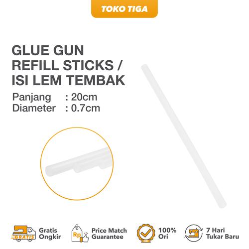 [EZO.0300434] Glue Gun Refill Sticks / Isi Lem Tembak 20 cm